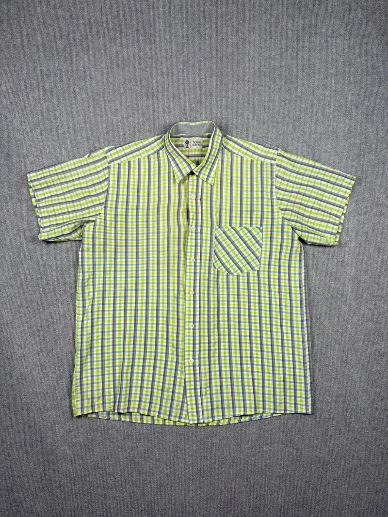Camisa cuadros Verde