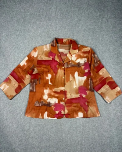 Camisa patchwork vintage