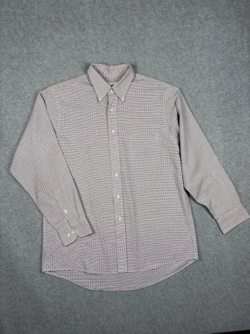 Camisa cuadrille azul y rosa