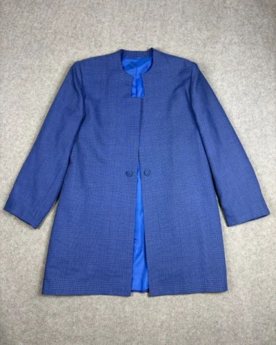 Blazer azul cuadrillé