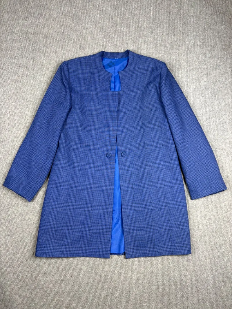 Blazer azul cuadrillé