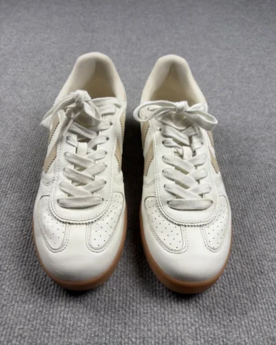Zapatillas Hummel cuero blanco T.41