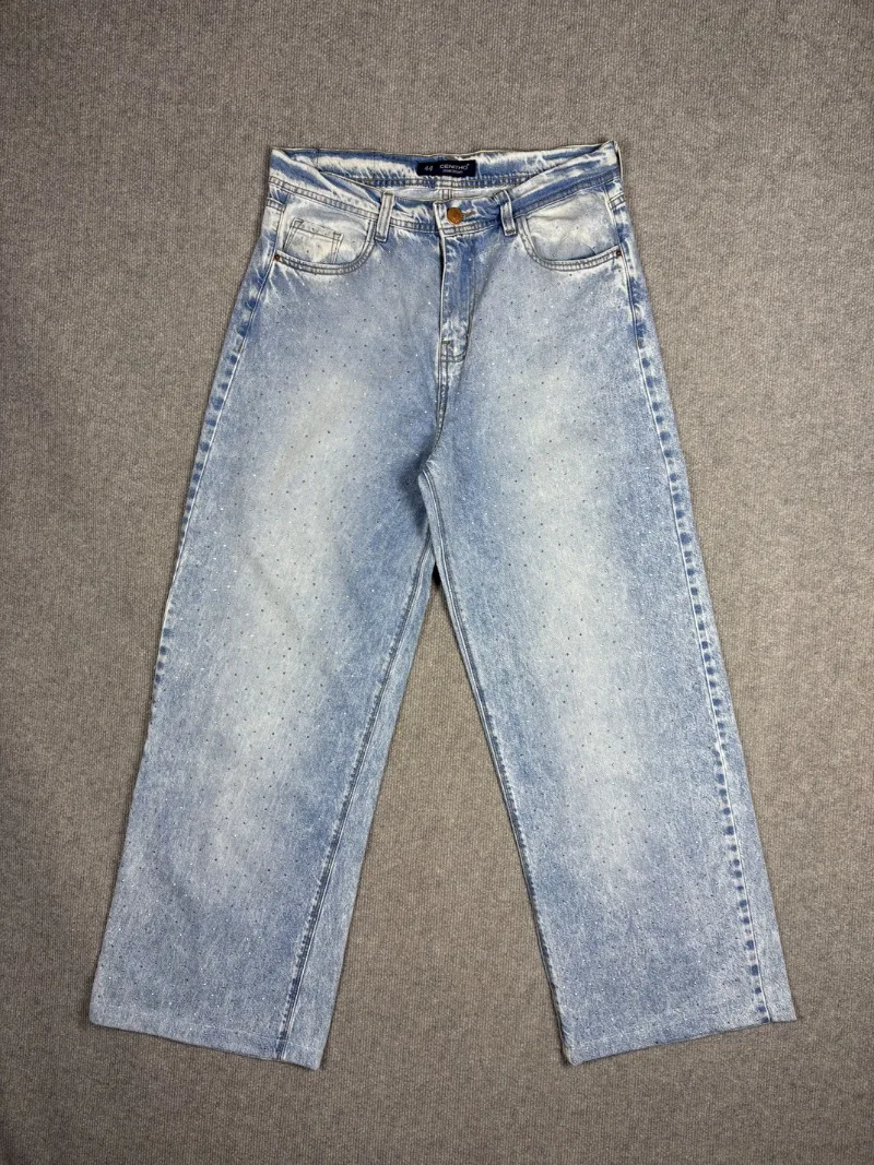 Jean denim Strass