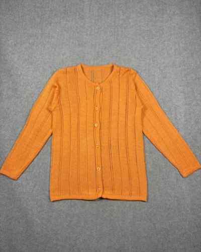 Sweater Naranja Trenzado