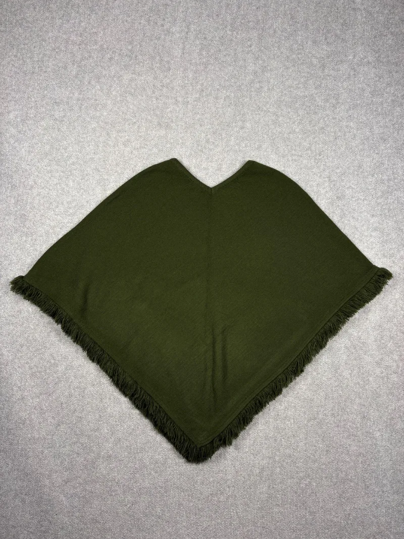 Poncho lanita Verde