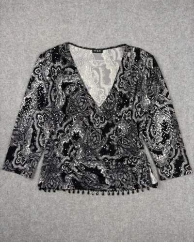 Blusa arabescos Y2K