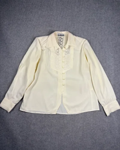 Camisa crema vintage