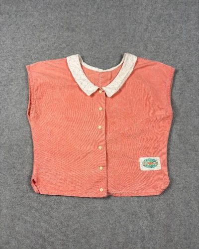 Camisa Coral vintage