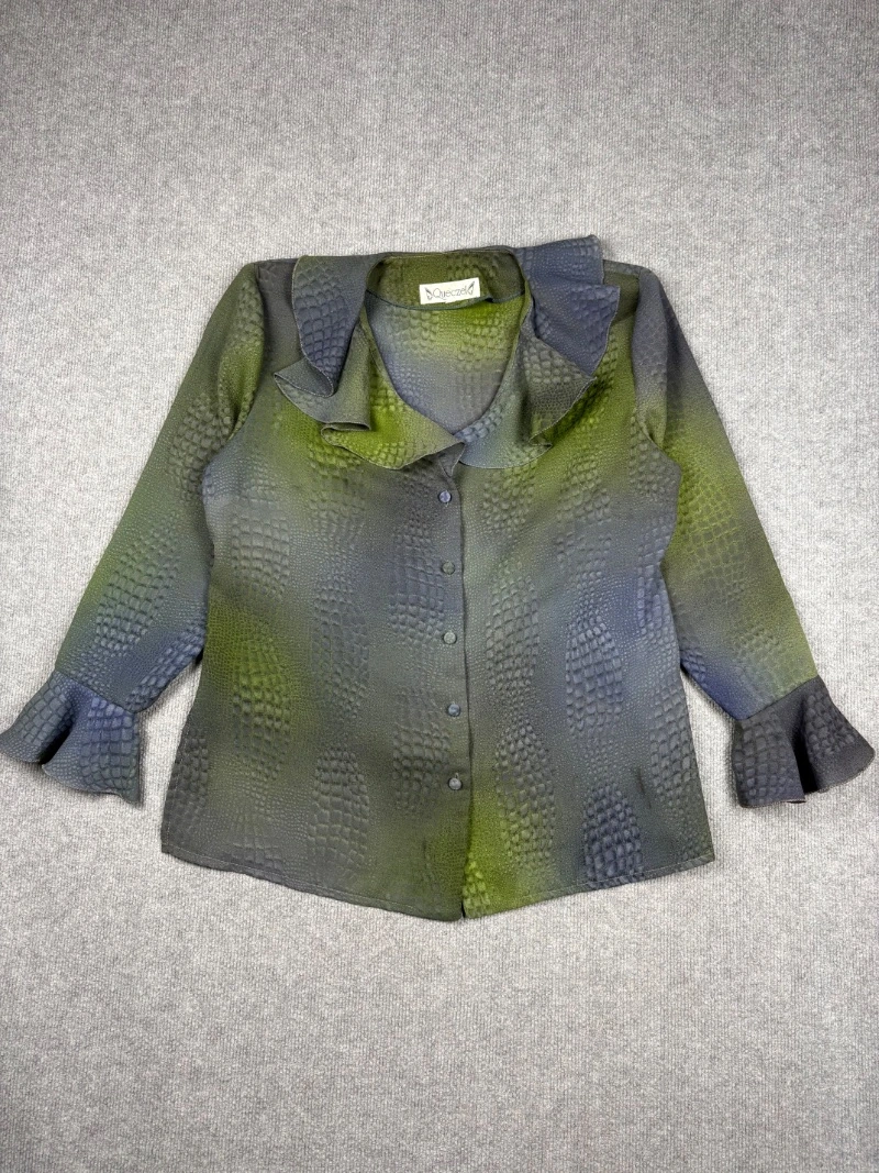 Camisa volados Y2K