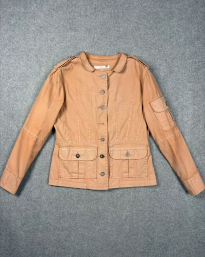 Chaqueta denim salmón