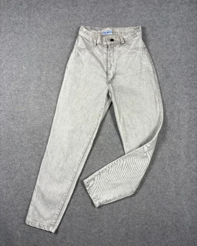 Jean Mom gris