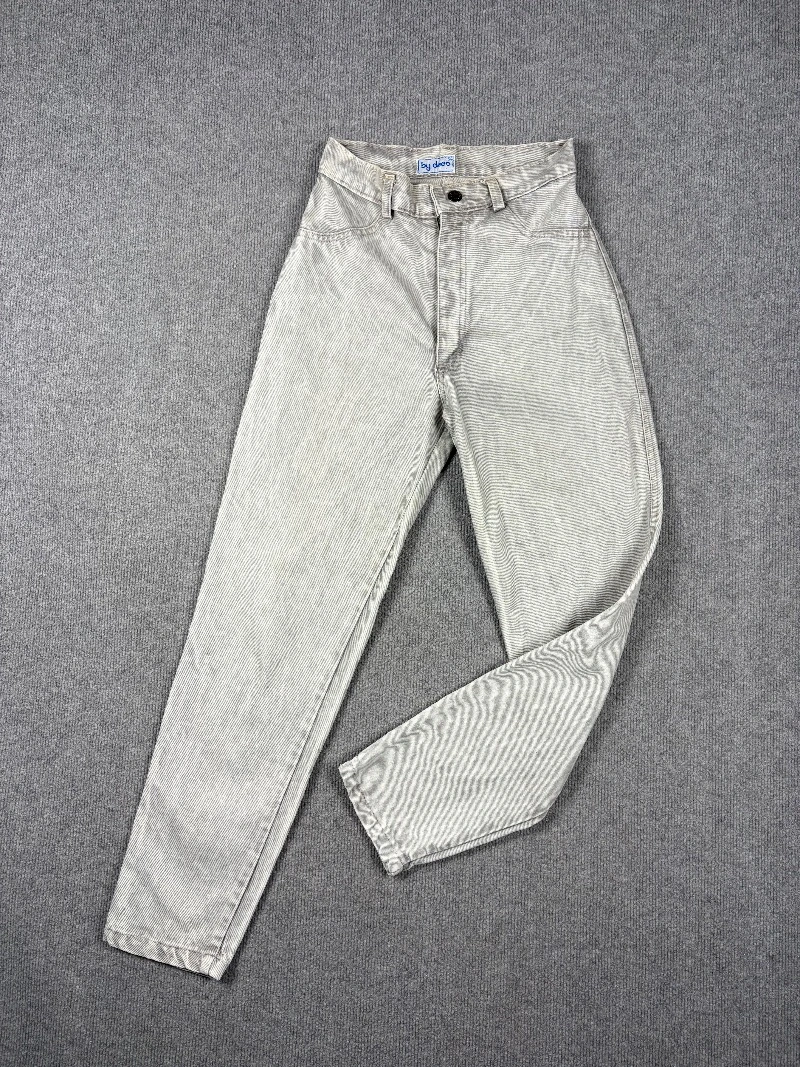Jean Mom gris