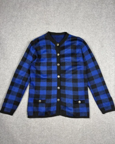 Sweater cuadros azul