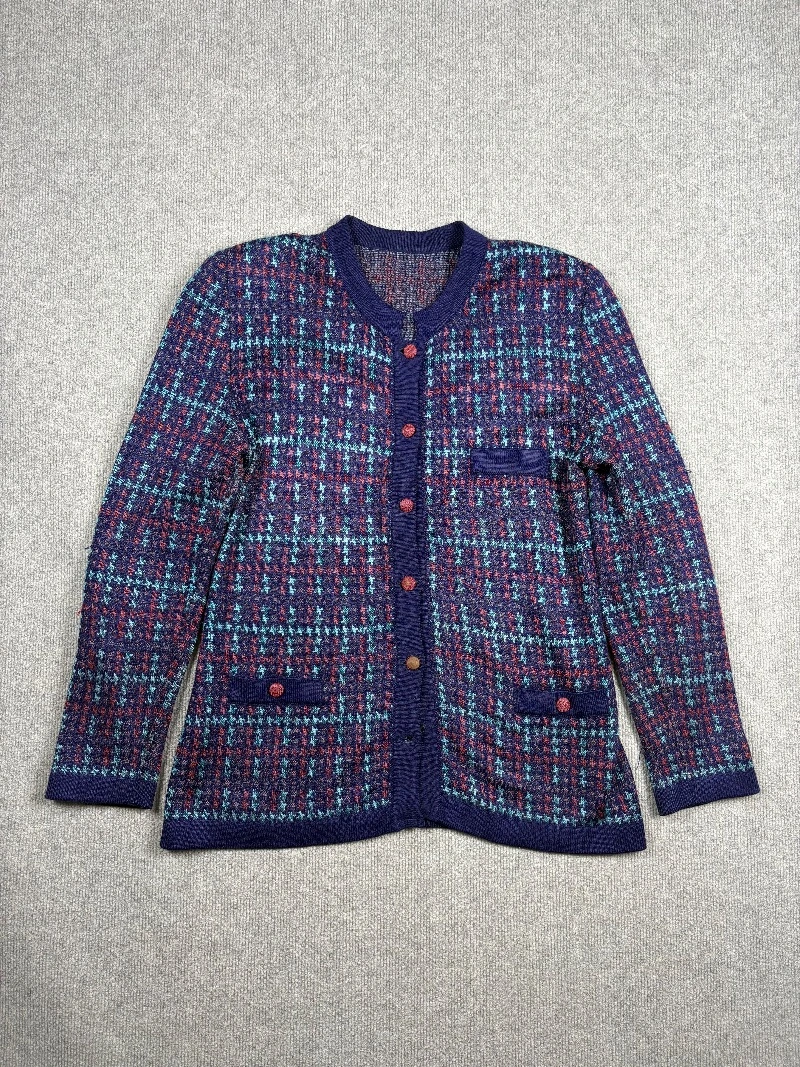 Saquiti tweed azul