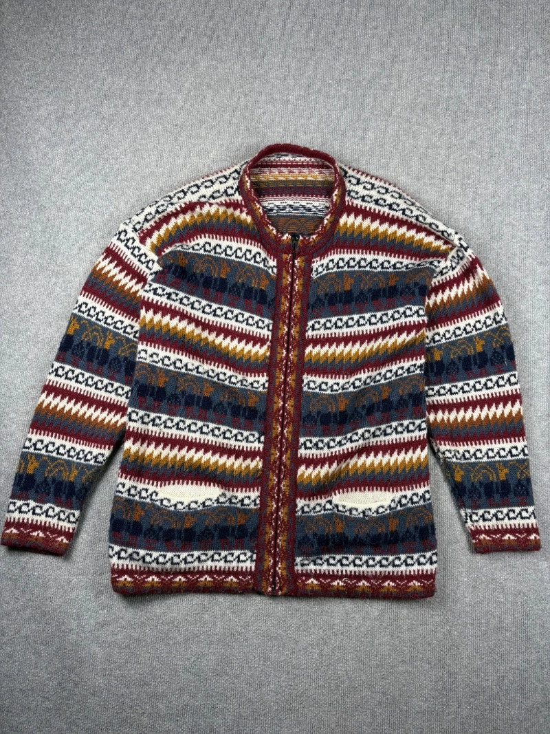 Sweater jacquard multicolor
