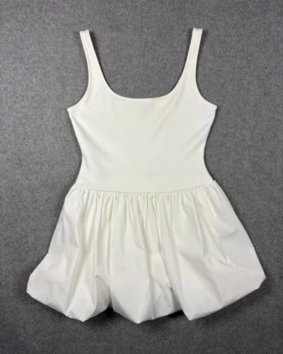 Vestido globo blanco