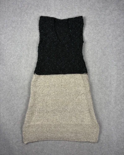 Vestido Tejido bicolor