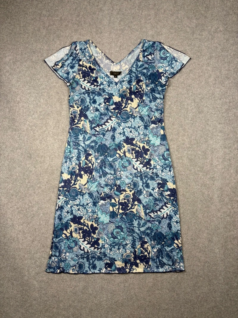 Vestido floral azul