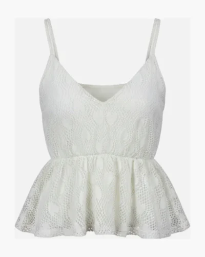 Top Mesh blanco