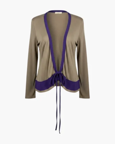 Blusa Bicolor Cordones
