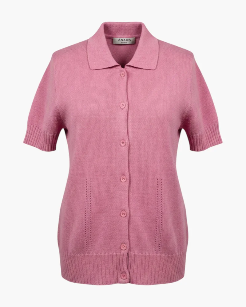 Blusa rosa botones