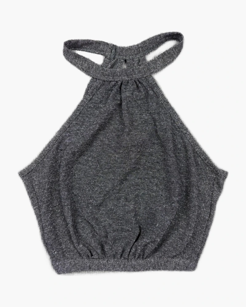 Top halter lurex