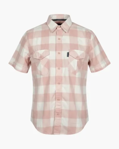 Camisa Rever Pass cuadros rosas