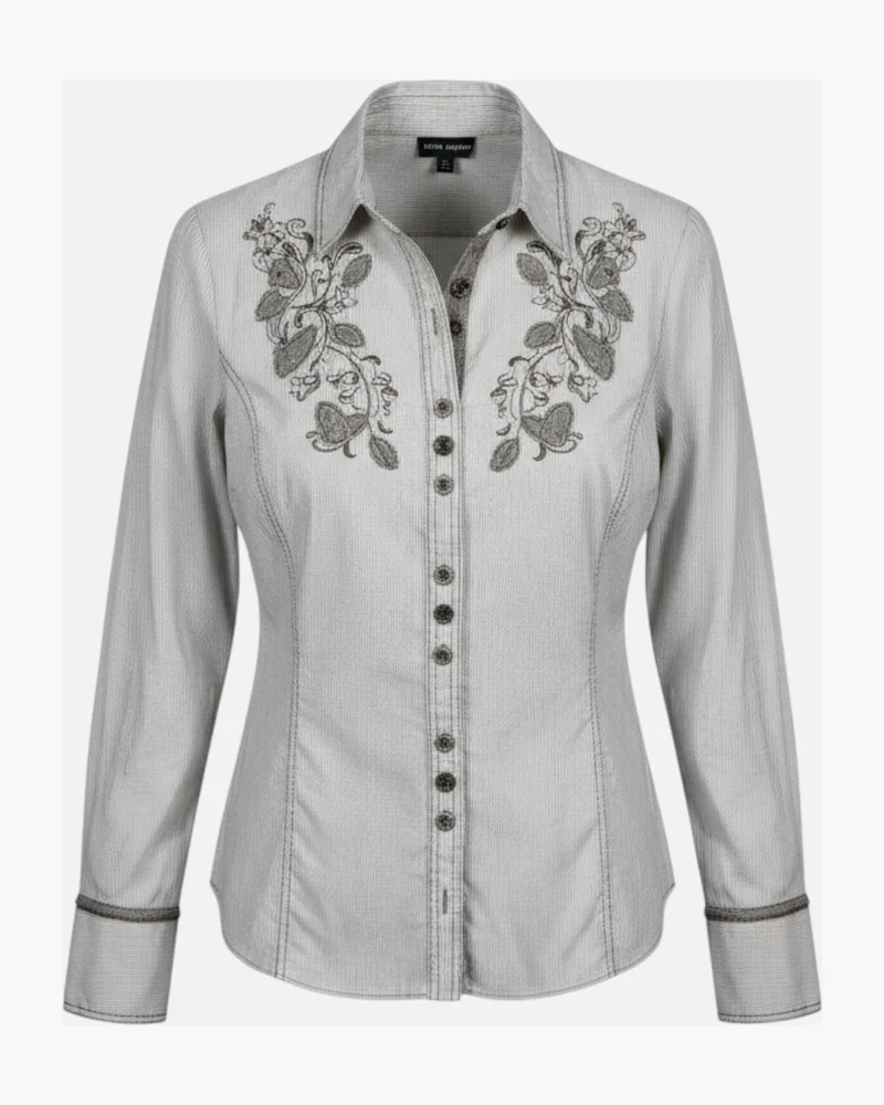 Camisa Bordado Floral