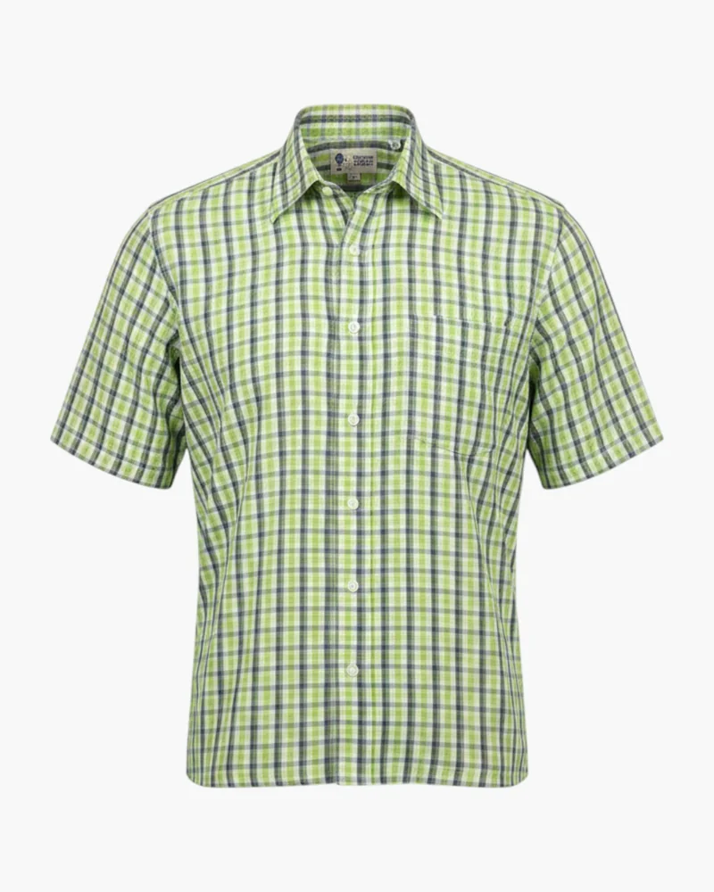 Camisa cuadros Verde