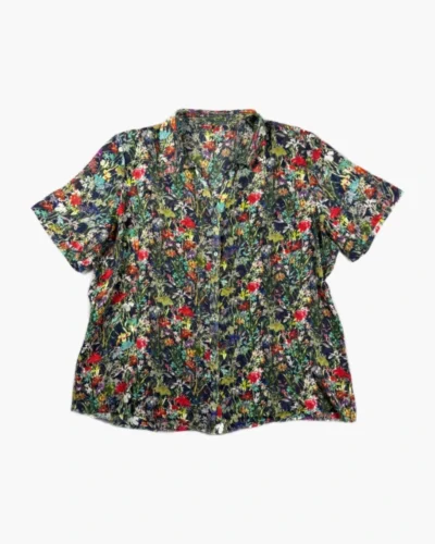 Camisa Floral transparencia