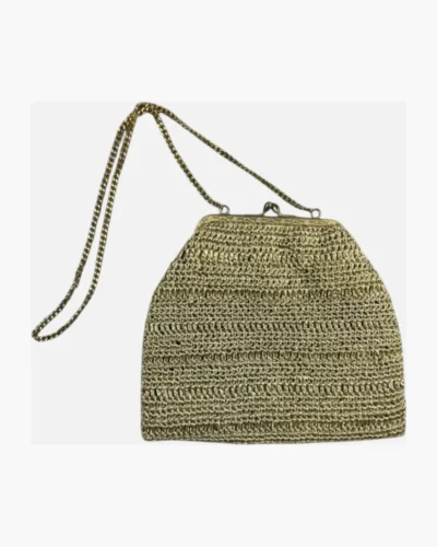 Cartera tipo monedero tejida
