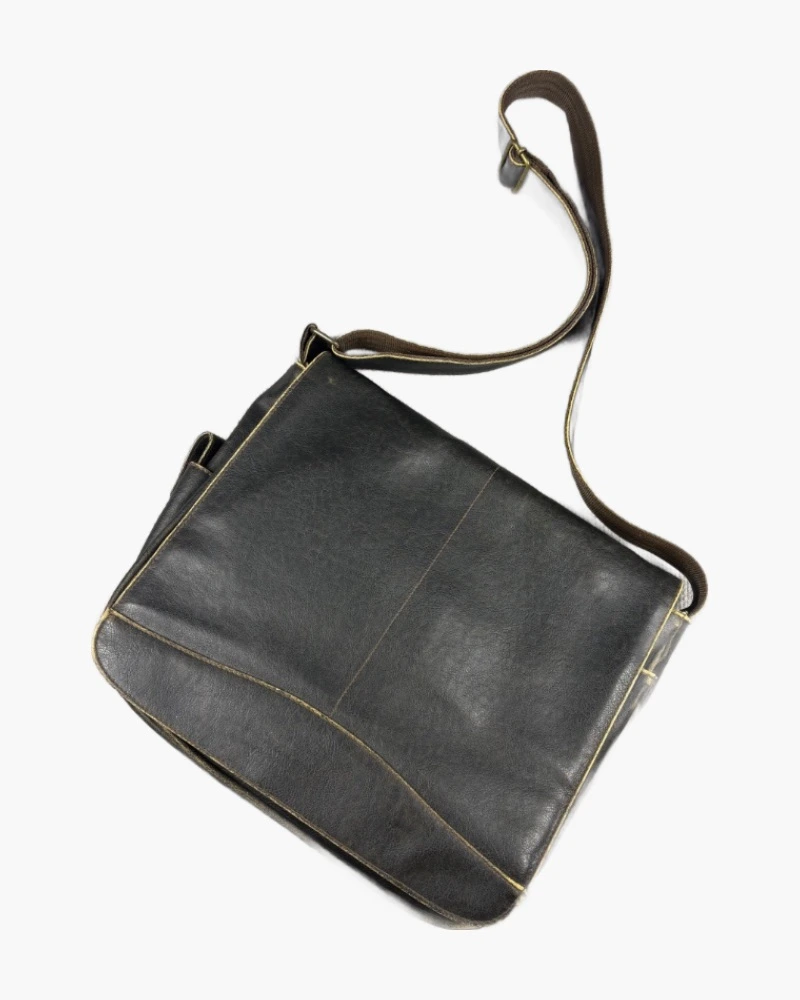 Morral cuero amplio