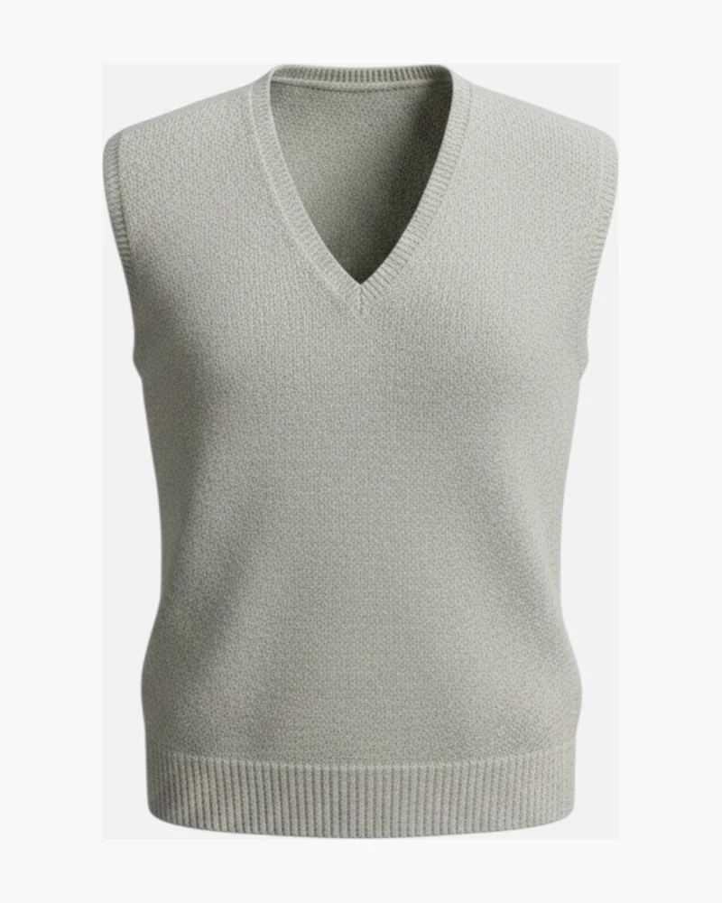 Chaleco natural lurex