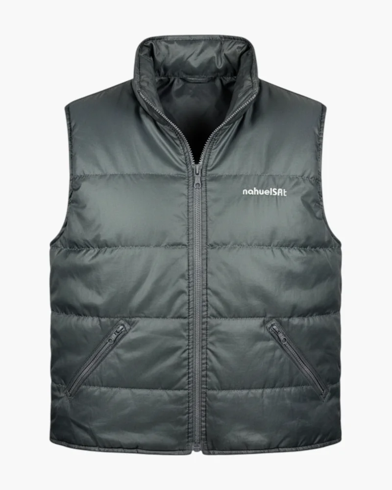 Chaleco puffer Gris