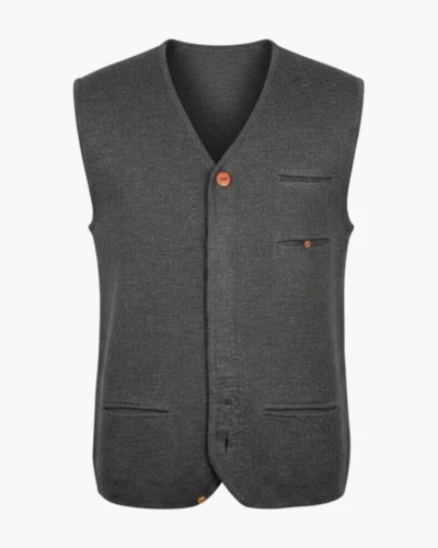 Chaleco gris oscuro