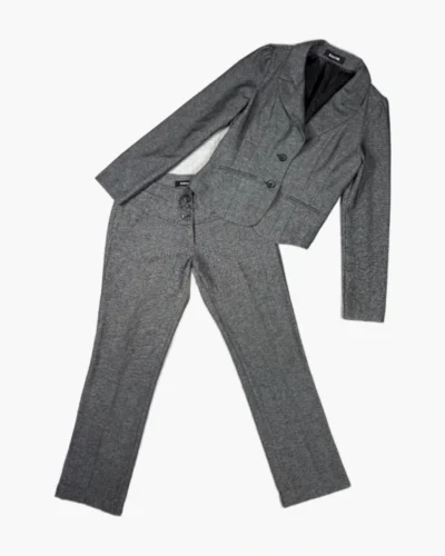 Traje denim liviano gris