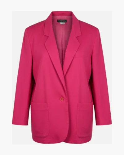 Saco fucsia de algodón