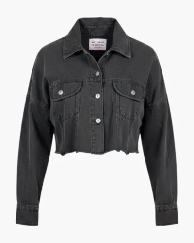 Campera de jean crop