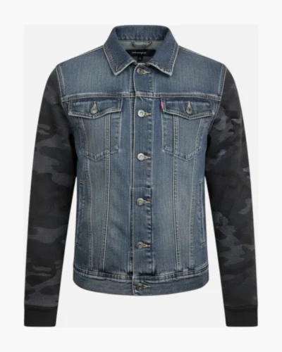 Campera de jean mix camuflada