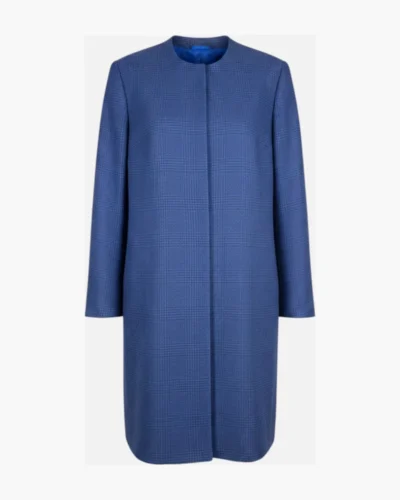 Blazer azul cuadrillé