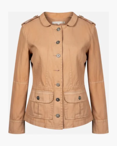Chaqueta denim salmón