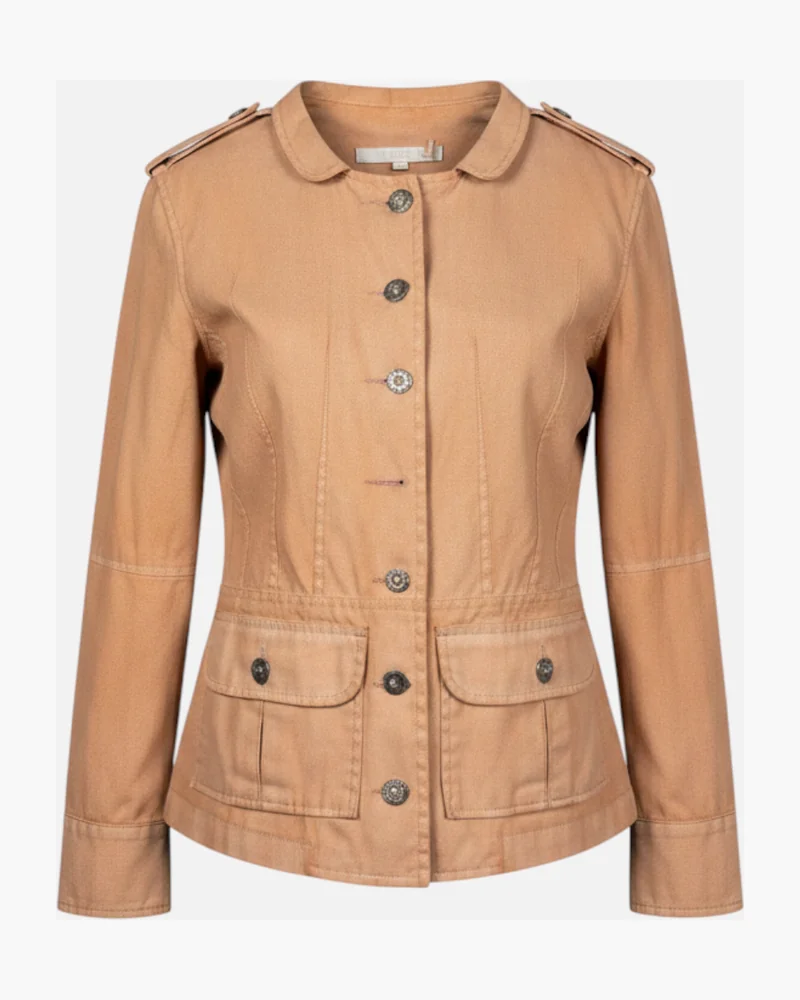 Chaqueta denim salmón