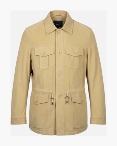 Chaqueta gamuza Crema
