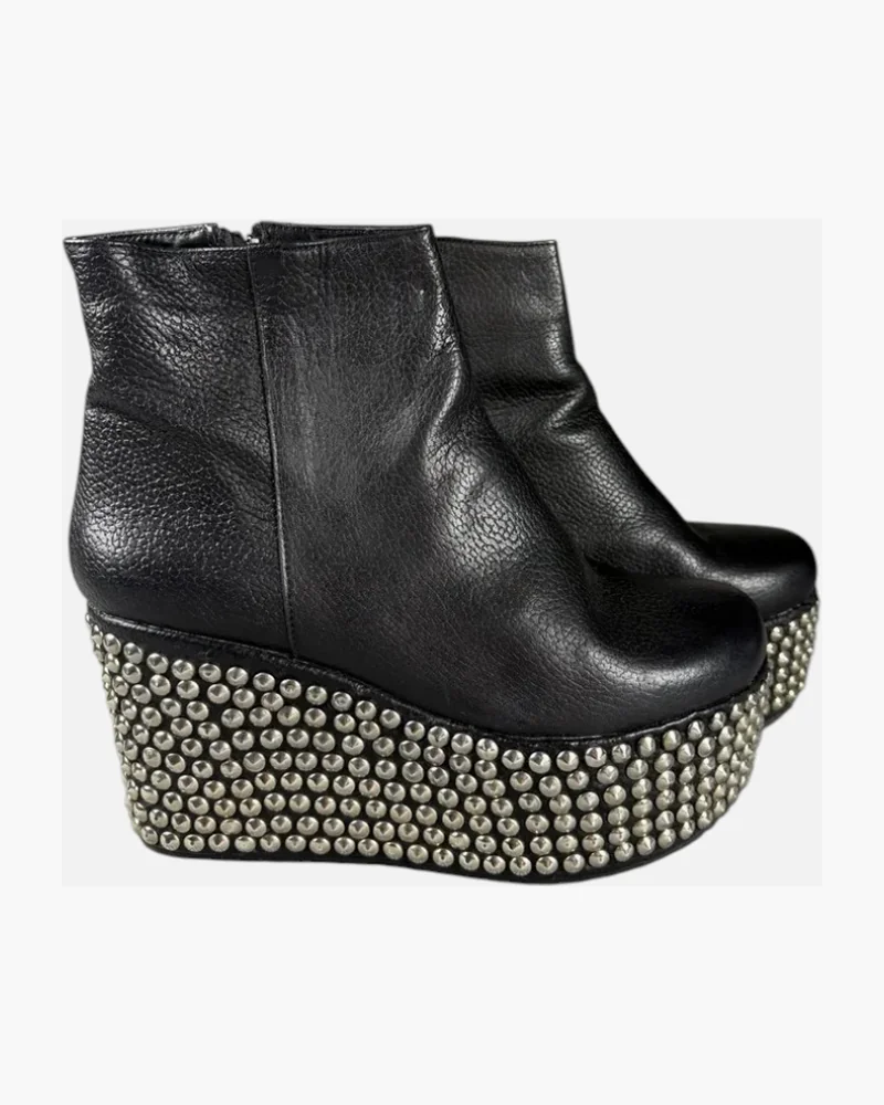 Botas plataforma tachas T.39