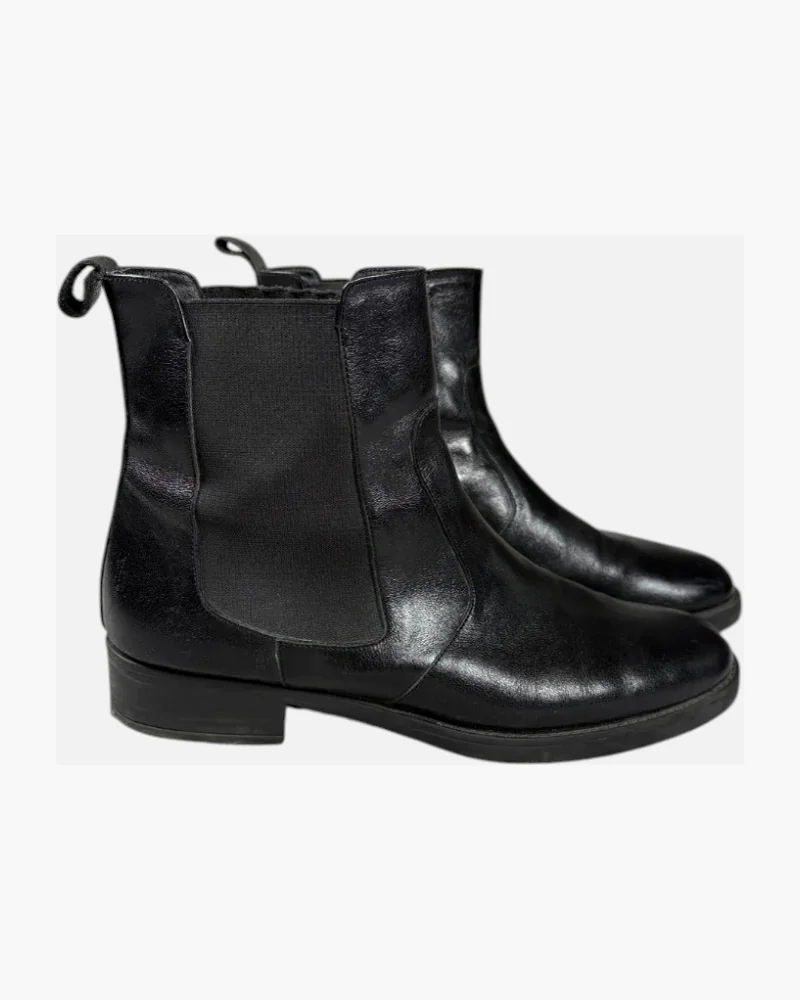 Botas tipo chelsea negras T.39