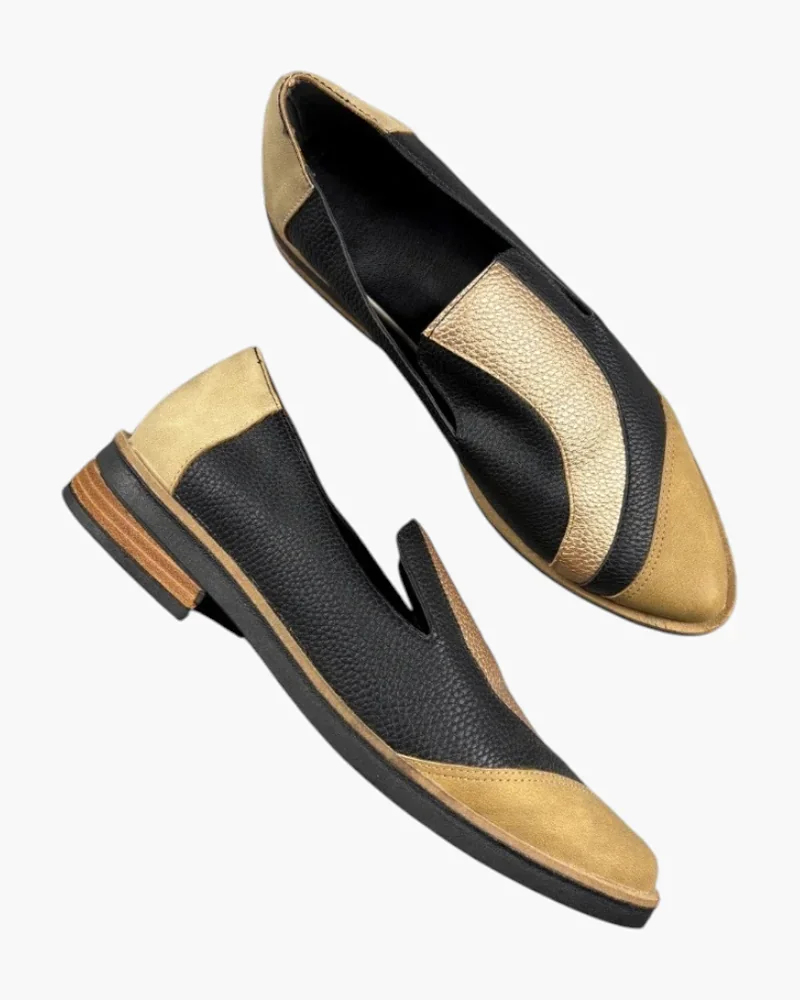 Mocasines Cuero Punta T.38