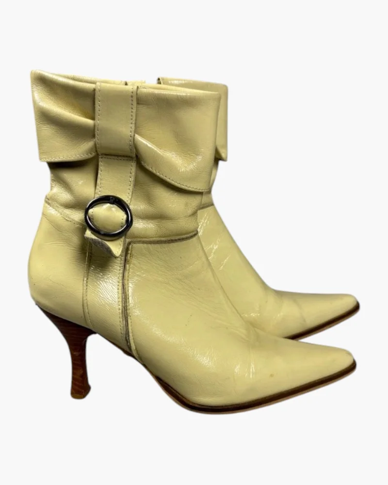 Bota caña corta beige T.36