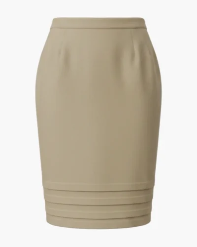 Pollera tubo de crepe