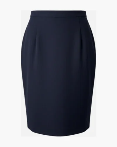 Pollera de vestir azul oscuro