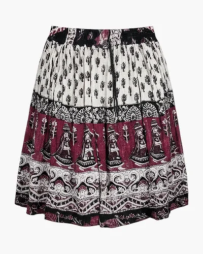Pollera estampa hindú